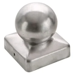 Pfostenkappe mit Kugel 91 x 91 mm