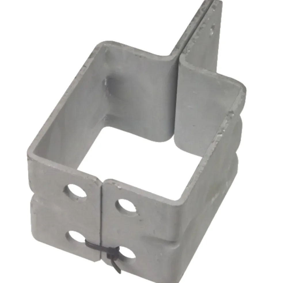 Pfostenträger Z-Form 2-teilig aus Stahl
