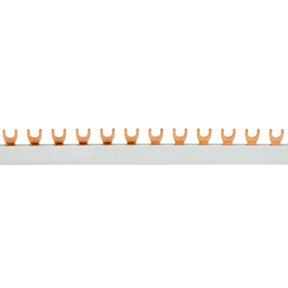 Phasenschiene 1-polig, 210 mm lang, 10 mm² für 12 Teilungseinheiten