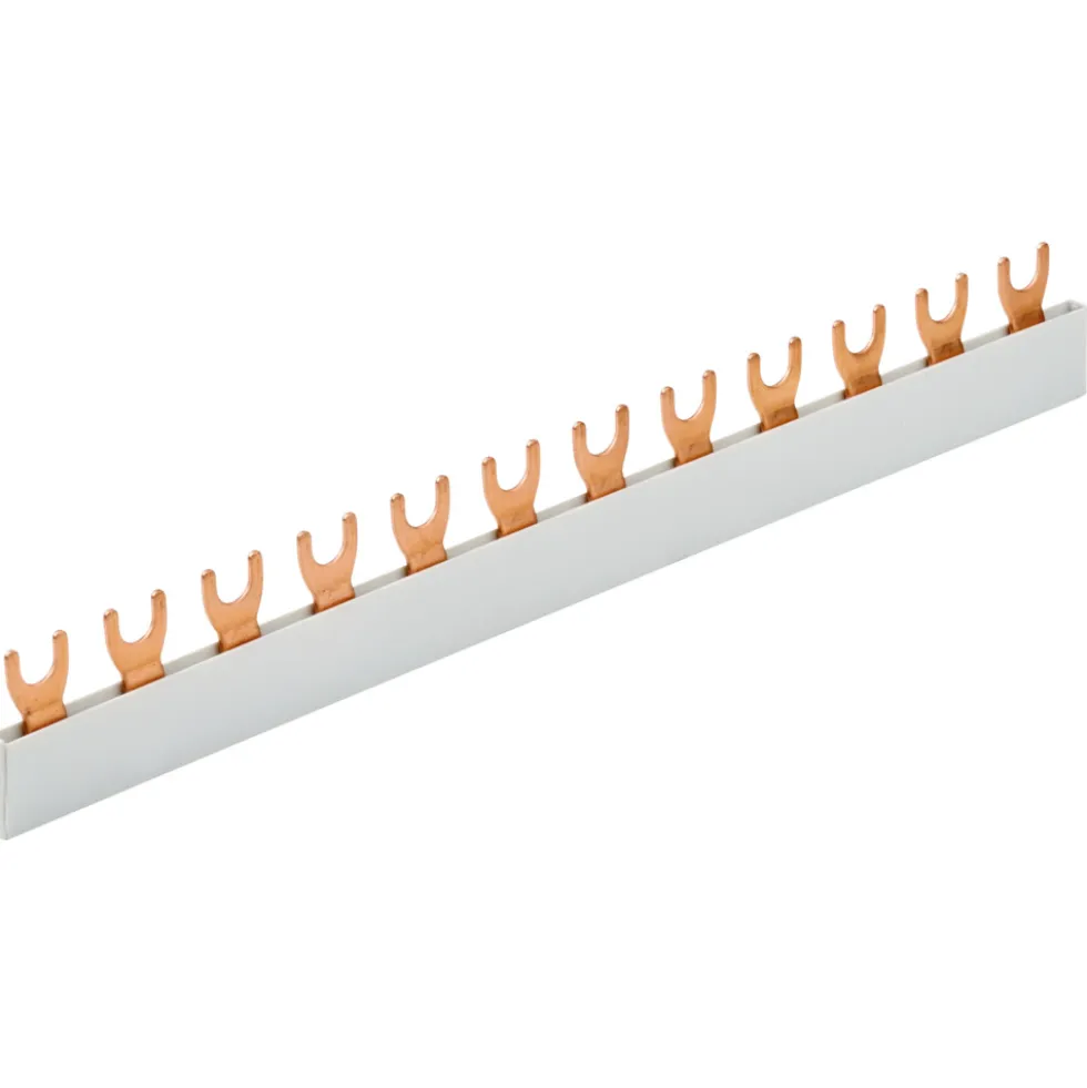 Phasenschiene 1-polig, 210 mm lang, 10 mm² für 12 Teilungseinheiten