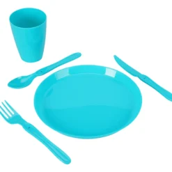 Picknickset 30-teilig aus Polypropylen mit Aufbewahrungsbox