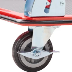 Plattformwagen klappbar 150 kg aus Stahl - rot