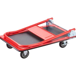 Plattformwagen klappbar 150 kg aus Stahl - rot