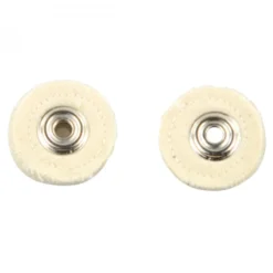 Polierscheiben Set 2-teilig je Ø 25x5mm aus Baumwolle