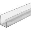 Polycarbonat U-Profil 4,5-6 mm x 98 cm