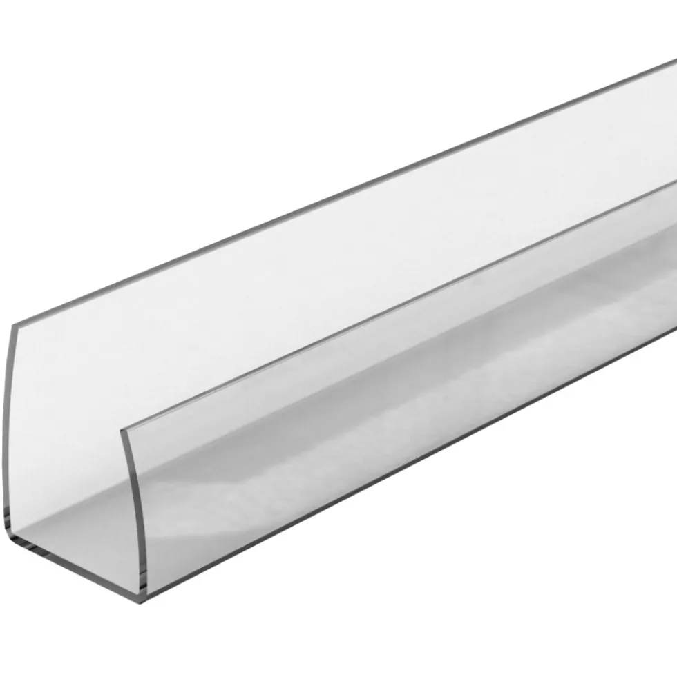 Polycarbonat U-Profil 4,5-6 mm x 98 cm