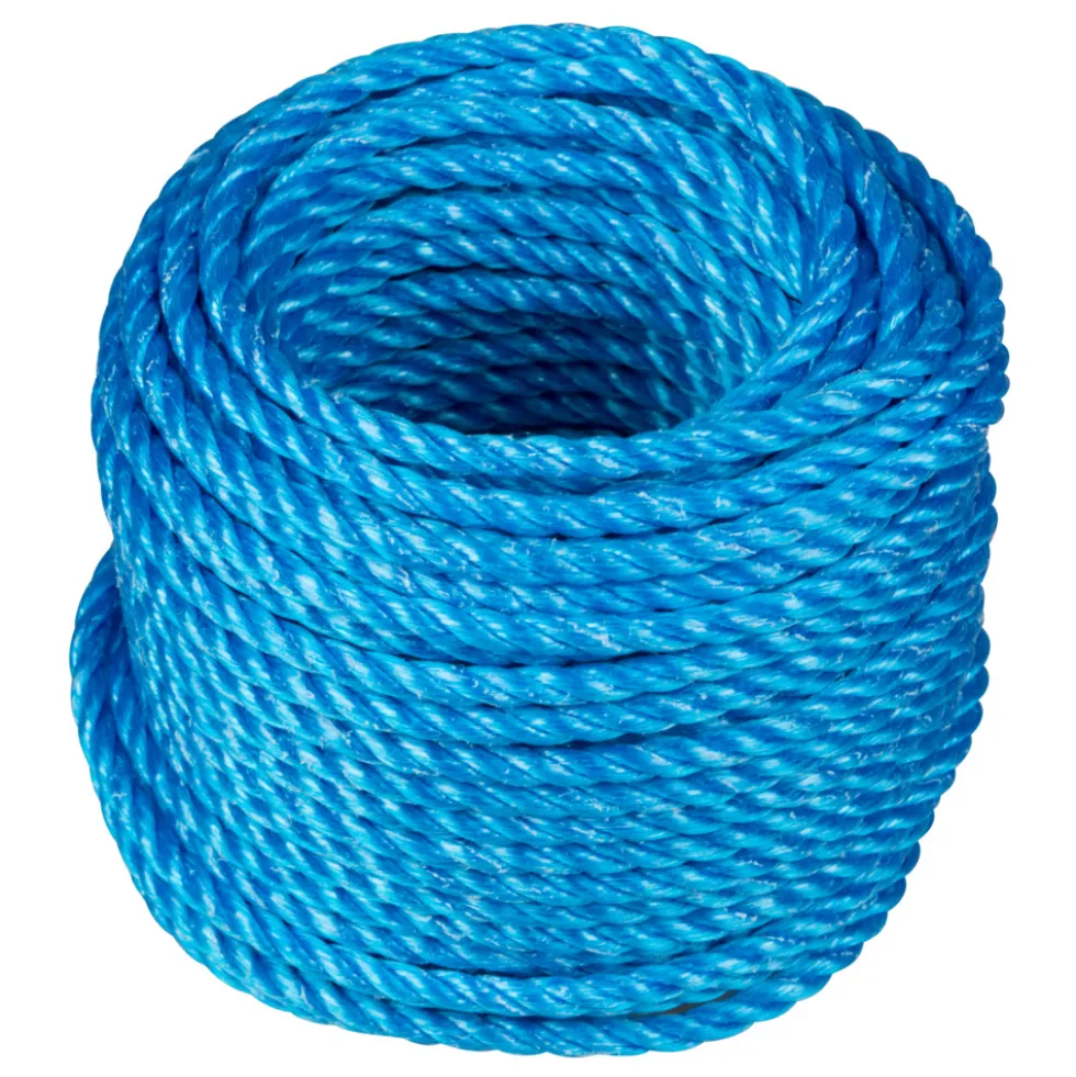 Polypropylen PP Seil 4 mm x 20 m blau