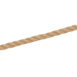 Polypropylenseil hanffarben, Stapelfaser, 3-schäftig gedreht, 6mm Durchmesser, Meterware