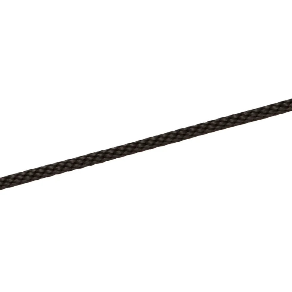 Polypropylenseil schwarz, spezialgeflochten, 6 mm Durchmesser, Meterware