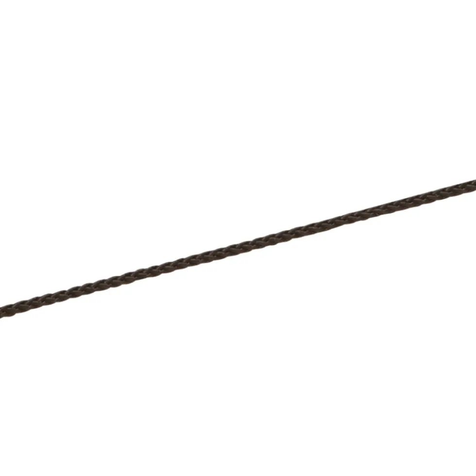 Polypropylensschnur schwarz, geflochten, 3 mm Durchmesser, Meterware