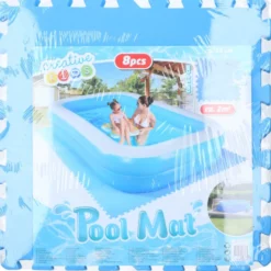 Poolmatten Set 9 Stück 55 x 55 cm
