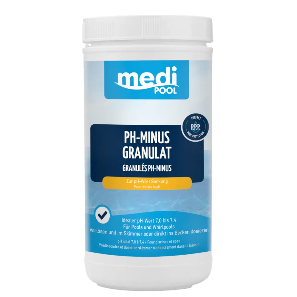 Pool pH Wert Senker, pH Minus Granulat 1,5 kg