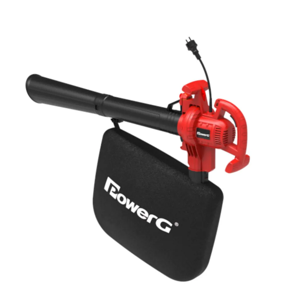 PowerG 3 in 1 Laubsauger elektrisch mit 3000 Watt und 40 Liter Auffangbeutel