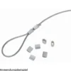Pressklemmen-Set Aluminium 2mm 8 Stück