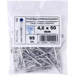 Profi-Spanplattenschrauben 4,0x50 mm TG IVZ C1 Senkkopf Vorteilspack