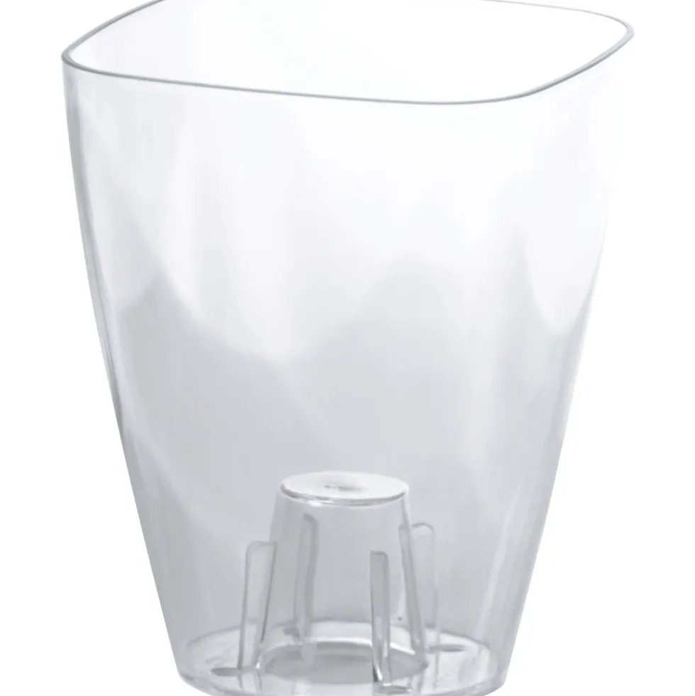 Prosperplast Blumentopf Coubi Orchid eckig in Transparent