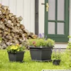 Prosperplast Pflanztopf Terra 30 x 30 cm anthrazit