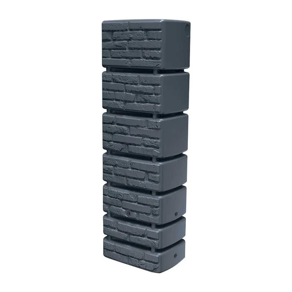 Prosperplast Regenwassertank Tower 350 Liter Anthrazit