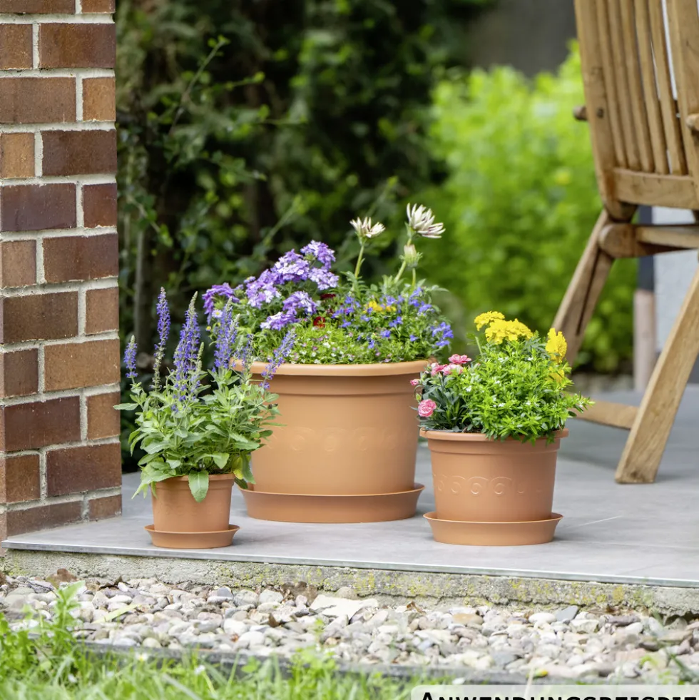 Prosperplast Untersetzer Plastica rund Ø 15 cm in terracotta