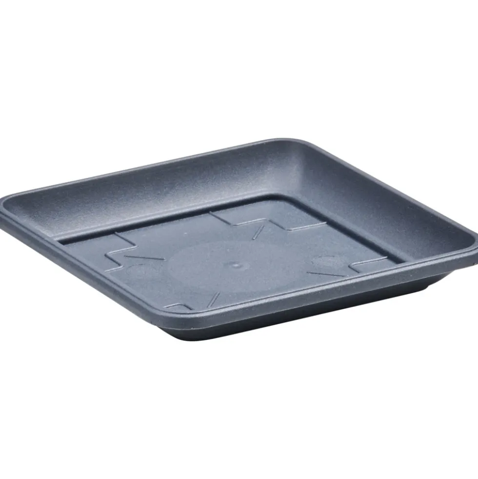 Prosperplast Untersetzer Terra eckig 14 x 14 cm in Anthrazit