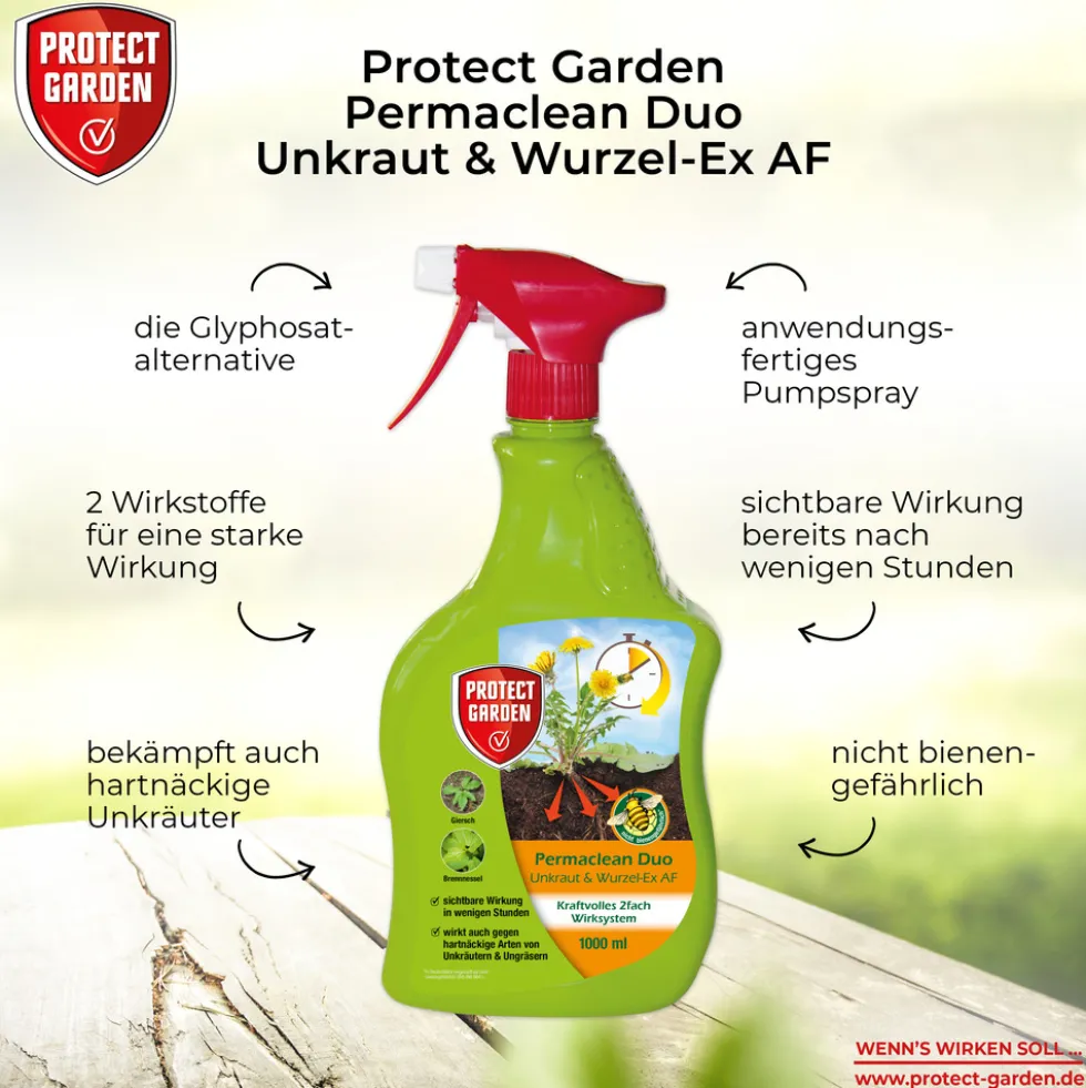 Protect Garden Permaclean AF Duo Unkraut und Wurzel-Ex 1 Liter