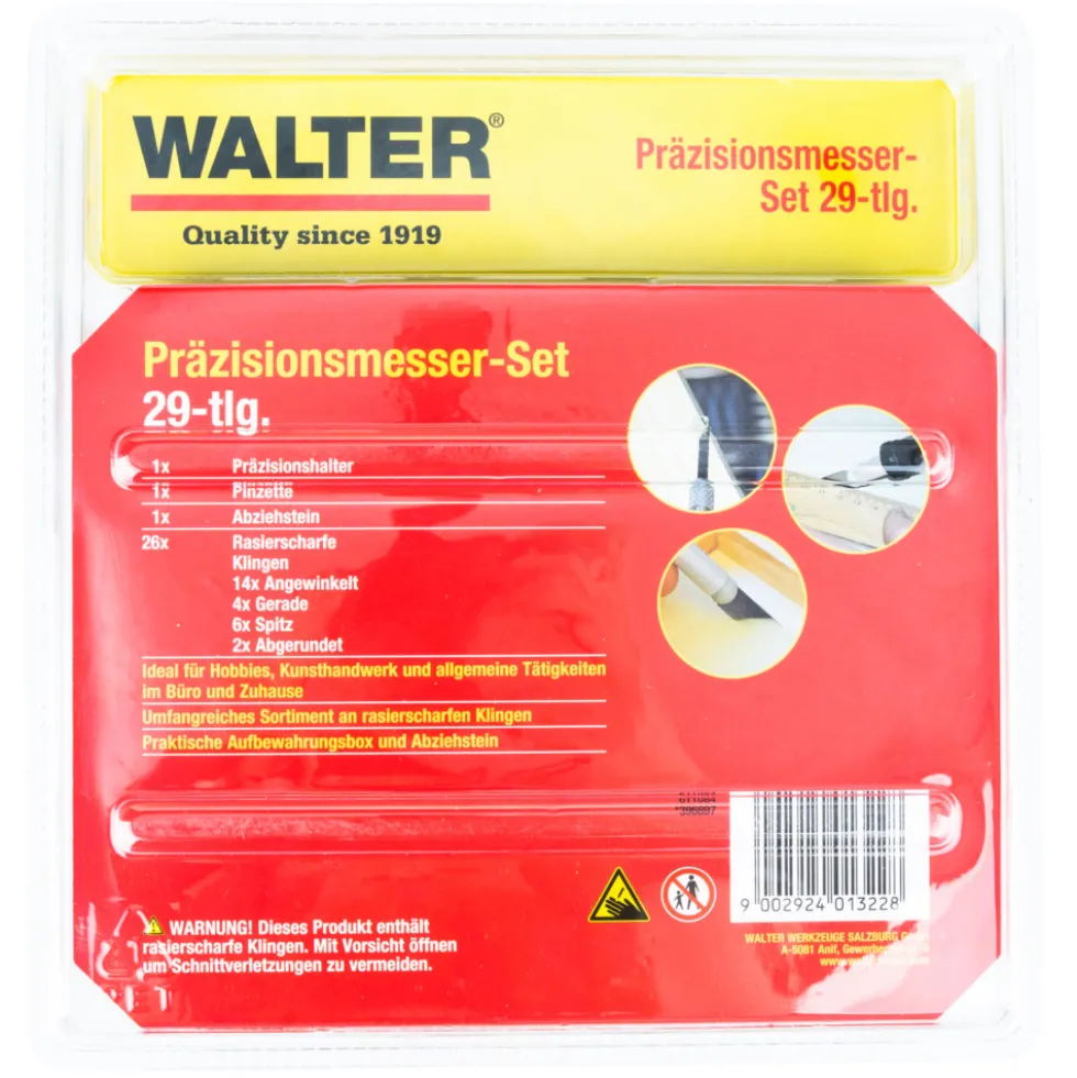 Präzisionsmesser-Set 29-teilig