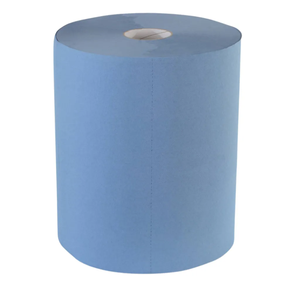 Putztuchrolle 2-lagig 33x36 cm 500 Blatt 2er-Pack blau