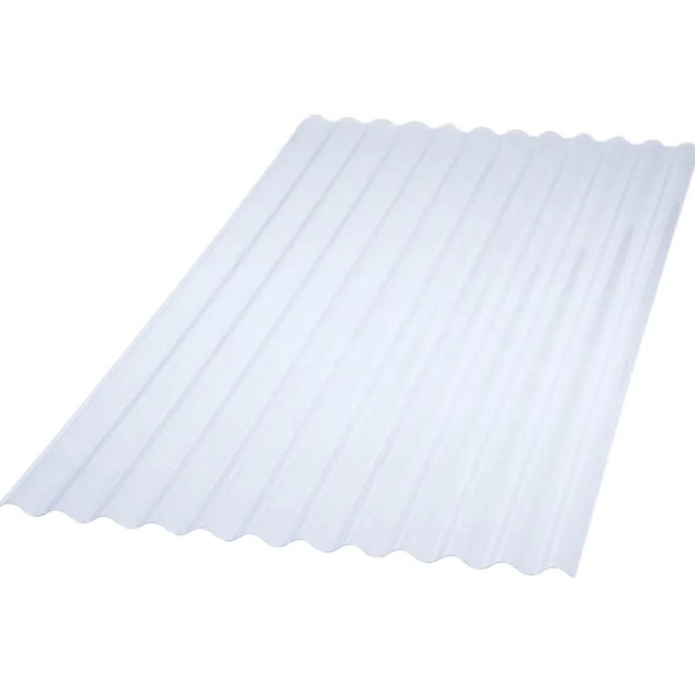 PVC-Wellplatte Sinus 76/18 glasklar 2000 x 900 x 0,7 mm
