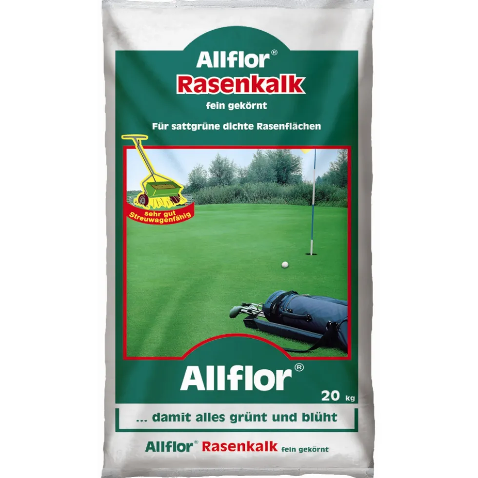 Rasenkalk 20 kg für einen sattgrünen Rasen