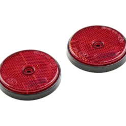 Reflektoren-Set Ø 60 mm 2 Stück in rot