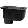 Regensinkkasten für Fallrohre Ø50-110 mm PP-Kunststoff schwarz