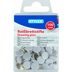 Reißbrettstifte, weiß, 100er