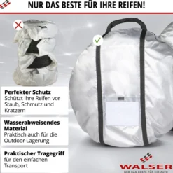 Reifenaufbewahrungstaschen-Set 17-18 Zoll