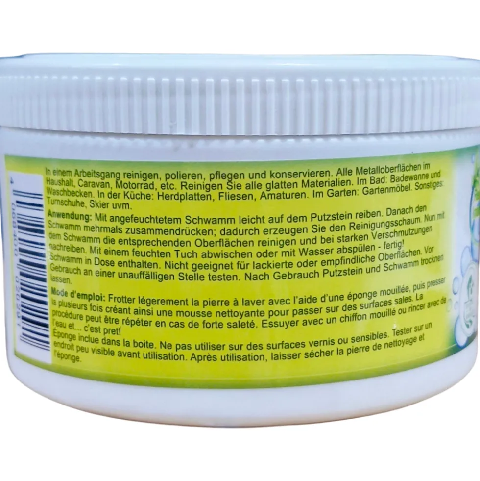 Reinex Bio-Kraft Putzstein 400 g mit Schwamm