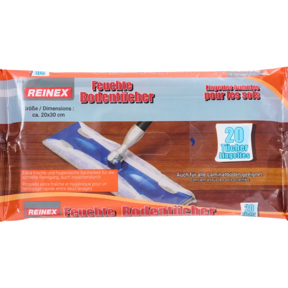 Reinex® Feuchte Bodentücher 20 Stück