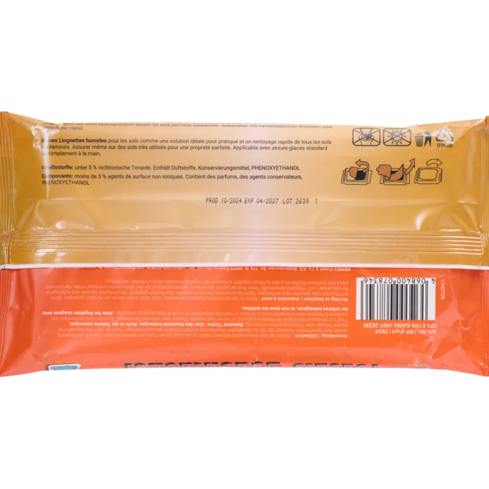 Reinex® Feuchte Bodentücher 20 Stück