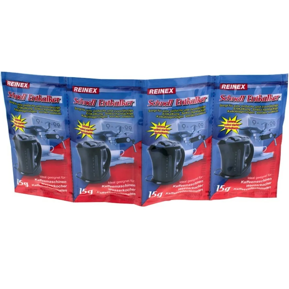Reinex Schnellentkalker 4x15g Beutel im Pack