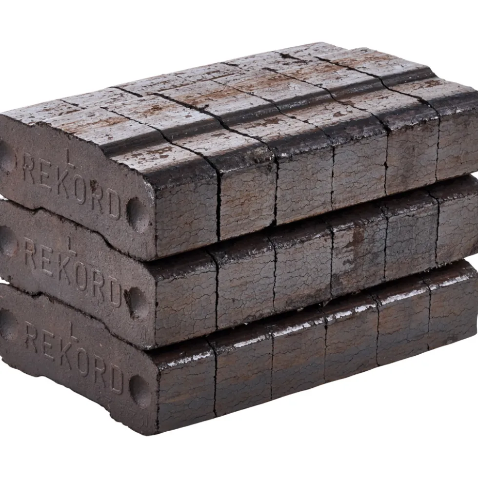 REKORD® Braunkohle-Kaminbriketts10 kg mit langer Brenndauer
