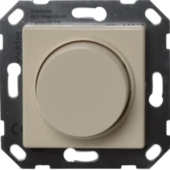 REV Dimmer EV300VA 300W Standard Quadro elektronisch Helligkeitsregler cremeweiß