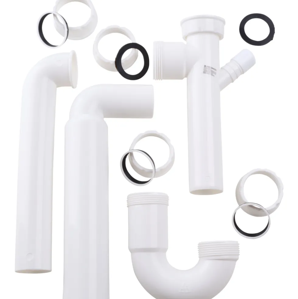 Röhren-Siphon 1½" mit 50 mm Ø und 1x Geräteanschluss ¾ Zoll