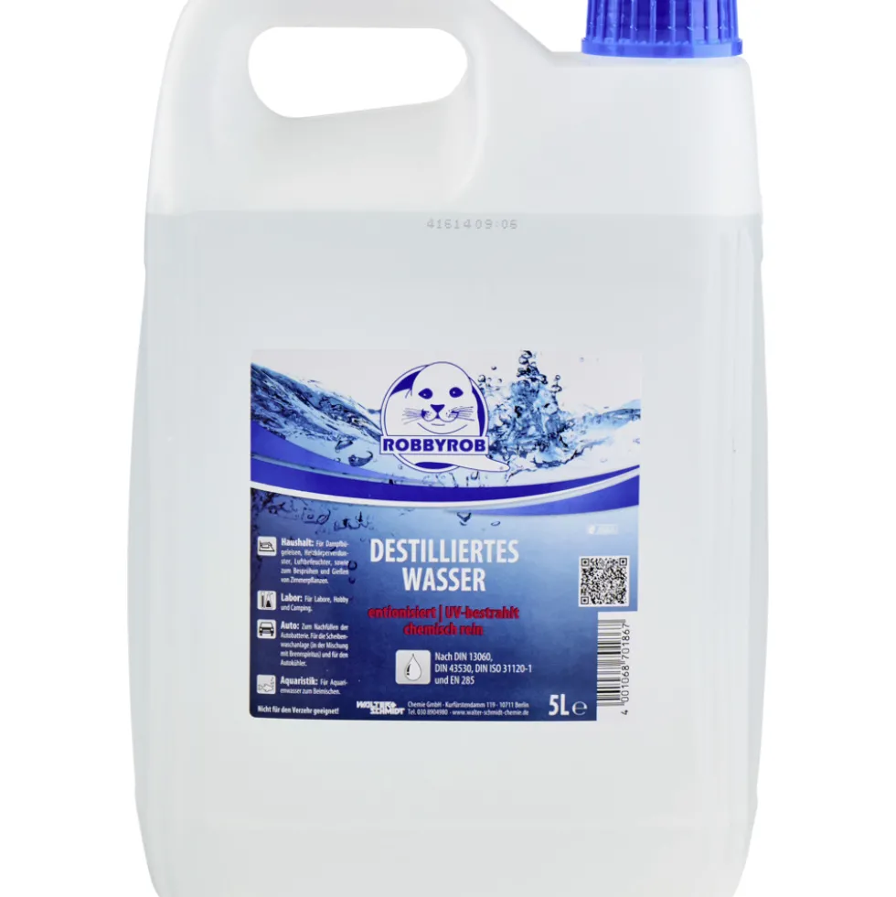 RobbyRob Destilliertes Wasser 5 Liter