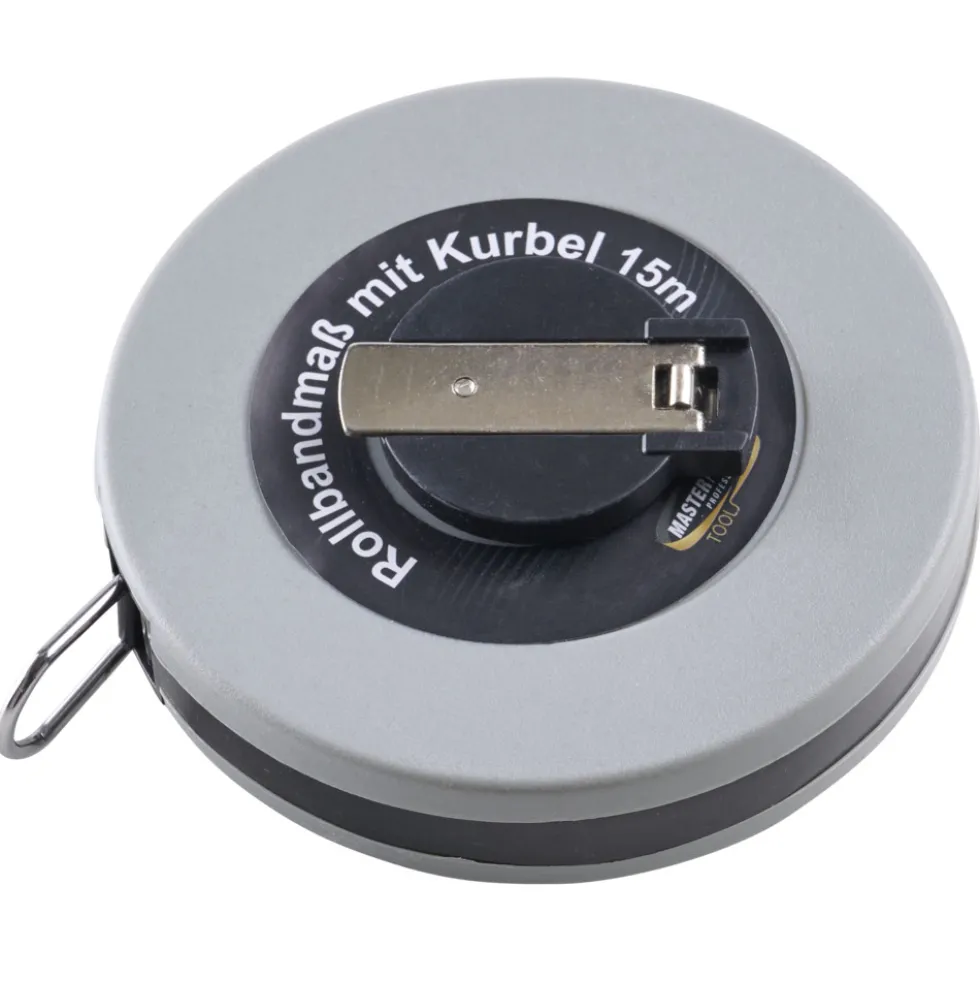 Rollbandmaß 15 m mit Kurbel