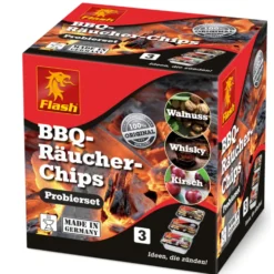 Räucher-Chips Probierpack 3 Stück von Flash
