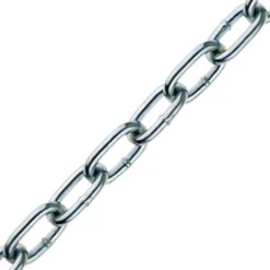 Rundstahlkette 4 mm Form A Meterware verzinkt