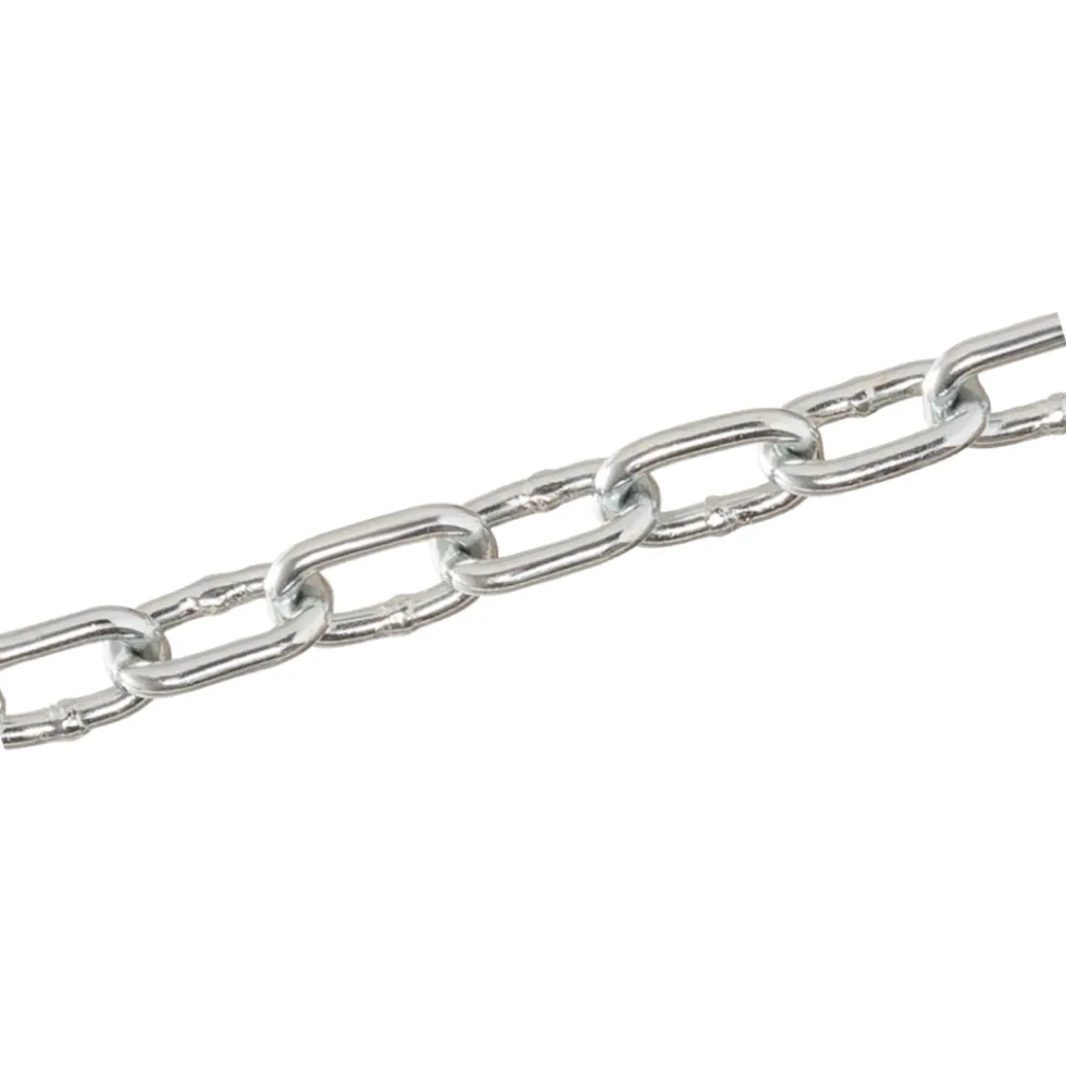 Rundstahlkette 3 mm Form A, verzinkt - Meterware