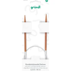 Rundstricknadel Deluxe Bambus 6,00 mm 80 cm