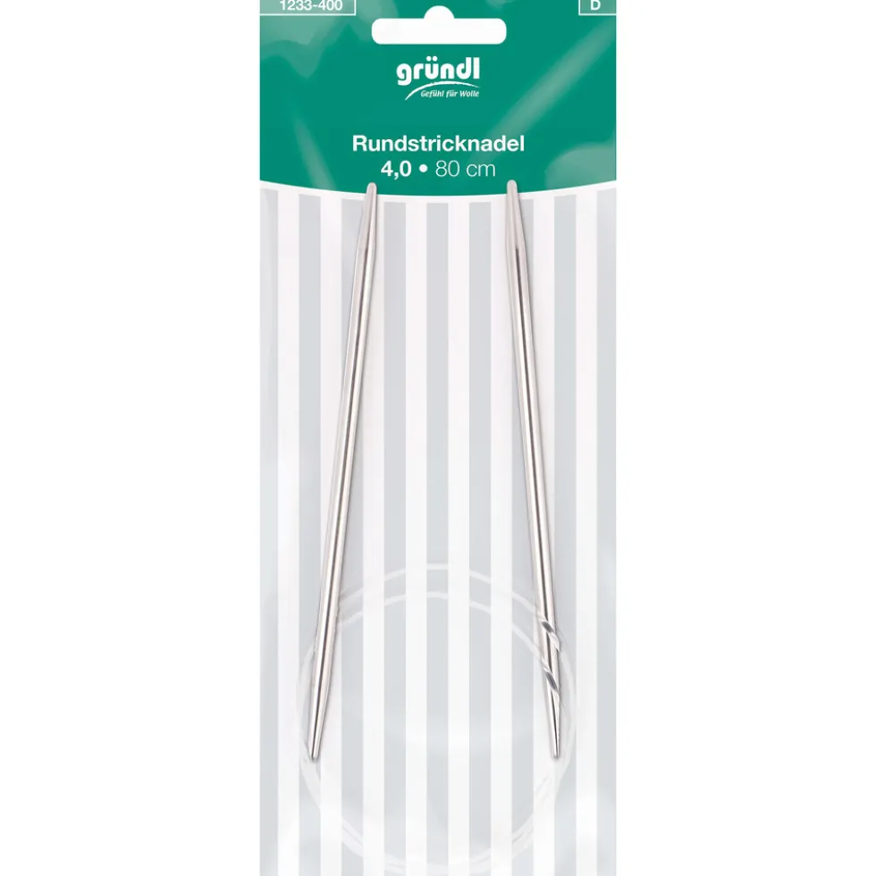 Rundstricknadeln 4 mm 80 cm