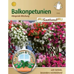 Saatband Balkonpetunien hängend ca. 2 laufende Meter