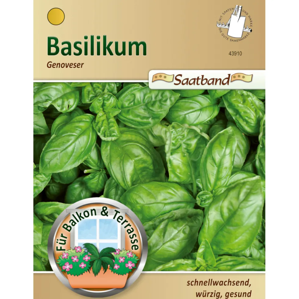 Saatband Basilikum ca. 2 laufende Meter