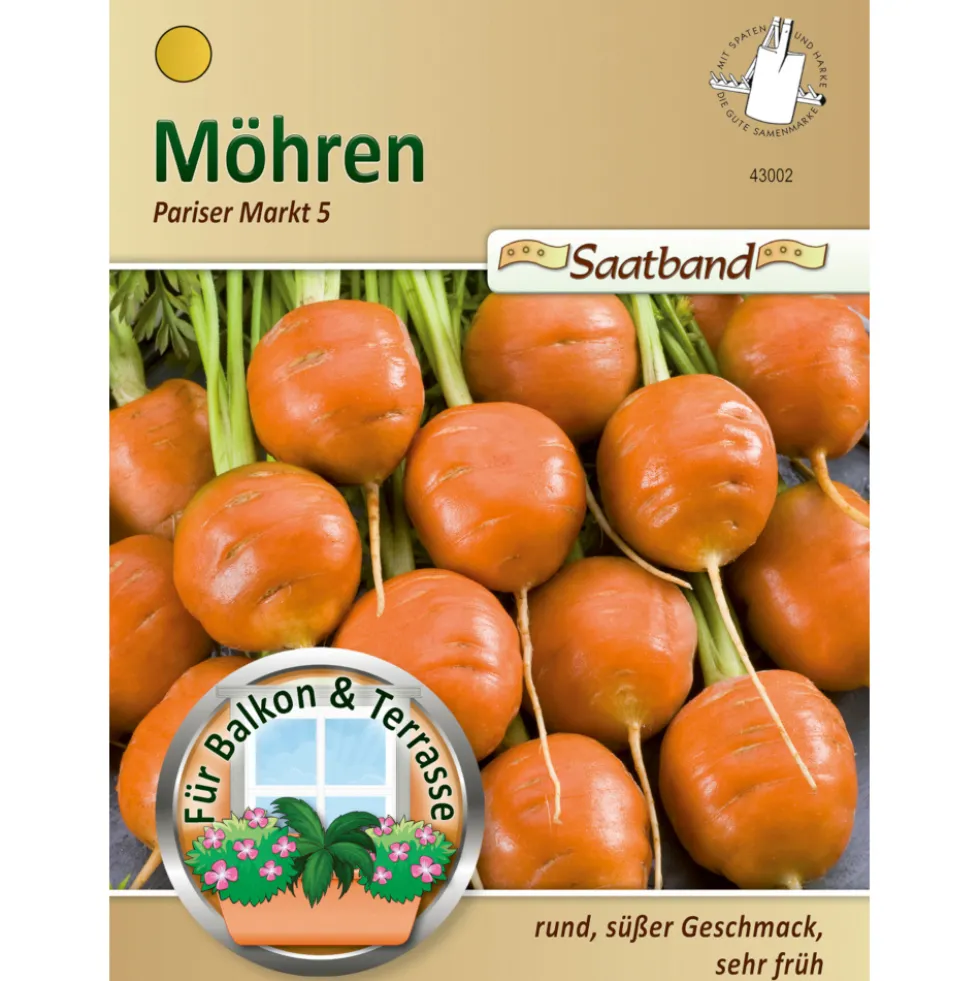 Saatband Möhren Pariser Markt ca. 2 laufende Meter